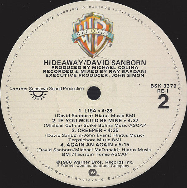 David Sanborn - Hideaway