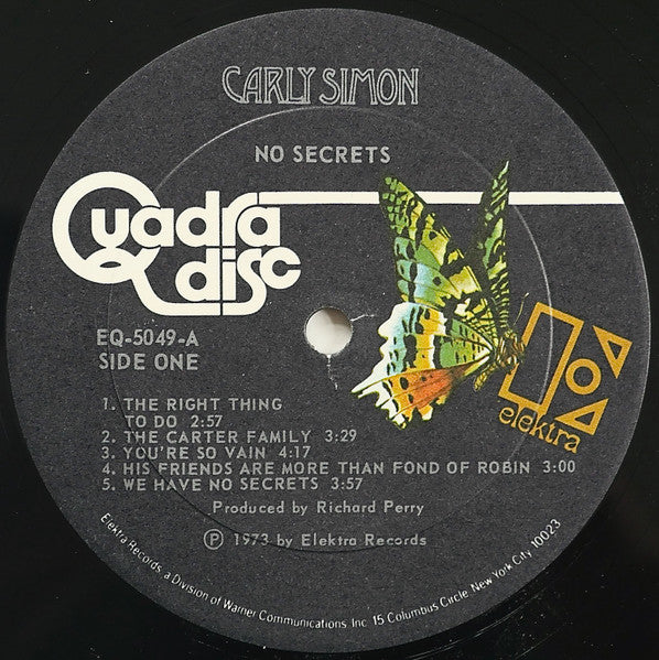 Carly Simon - No Secrets
