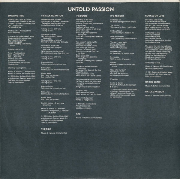Schon & Hammer - Untold Passion