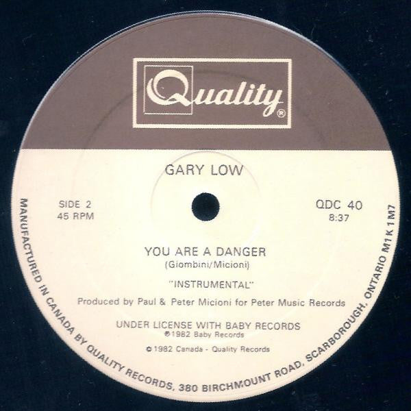 Gary Low - You Are A Danger