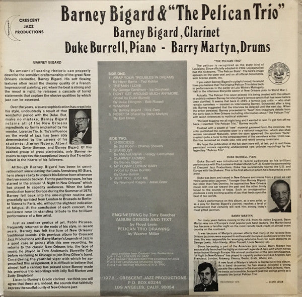 Barney Bigard & "The Pelican Trio" - Barney Bigard & "The Pelican Trio"