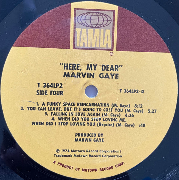 Marvin Gaye - Here, My Dear