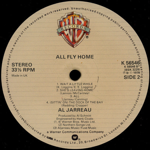 Al Jarreau - All Fly Home