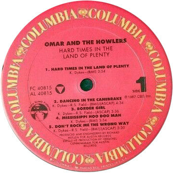 Omar And The Howlers - Hard Times In The Land Of Plenty