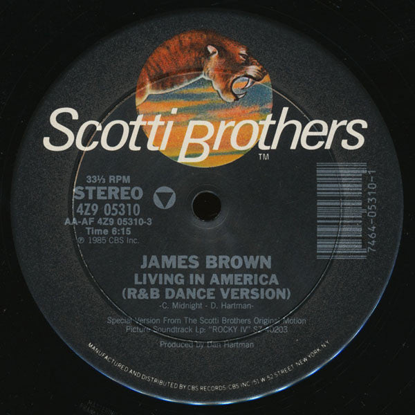 James Brown - Living In America (12" Extended Dance Mix)