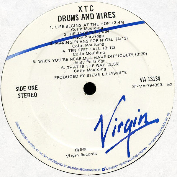 XTC - Drums And Wires
