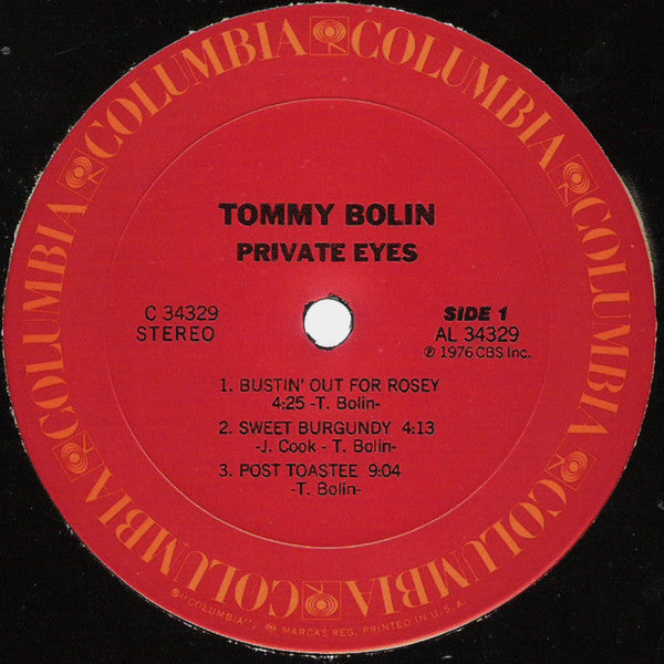 Tommy Bolin - Private Eyes