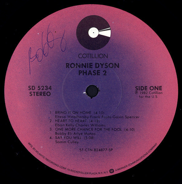 Ronnie Dyson - Phase 2
