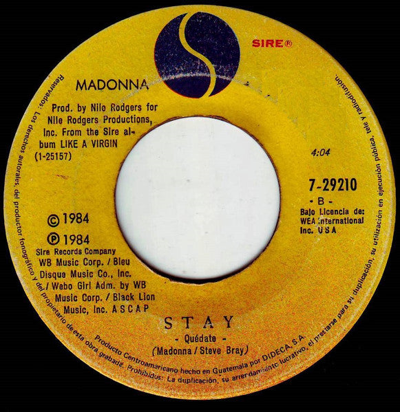 Madonna - Like A Virgin