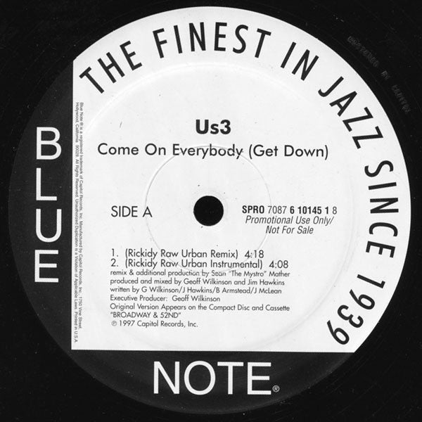 Us3 - Come On Everybody (Get Down)