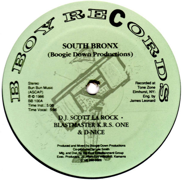 Boogie Down Productions - South Bronx / The P Is Free
