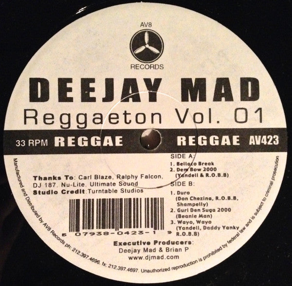 Deejay Mad - Reggaeton Vol. 01