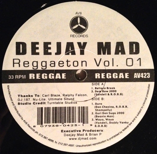 Deejay Mad - Reggaeton Vol. 01