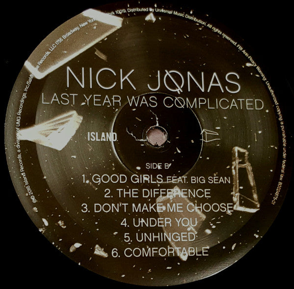 Nicholas Jonas - Last Year Was Complicated