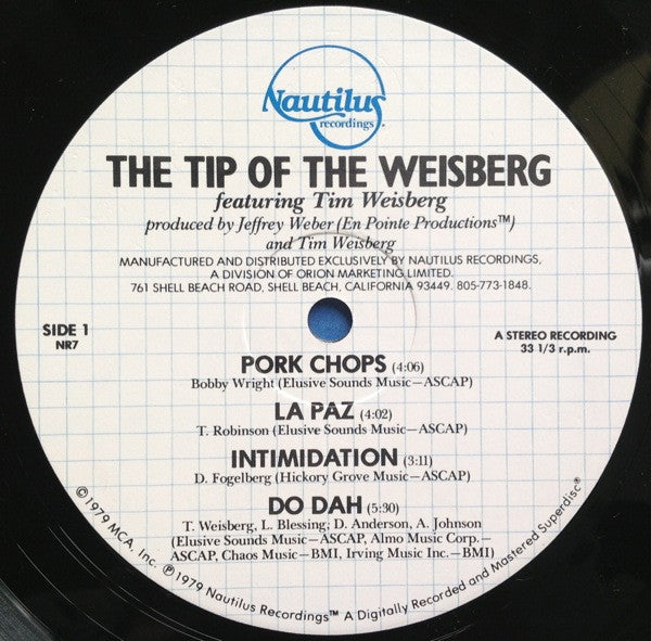 Tim Weisberg - The Tip Of The Weisberg