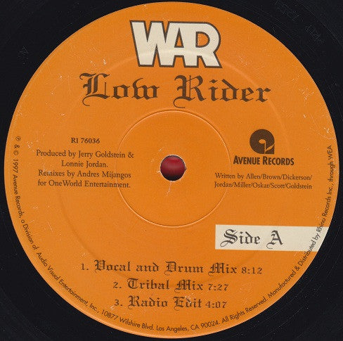 War - Low Rider