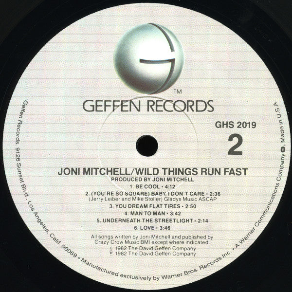 Joni Mitchell - Wild Things Run Fast