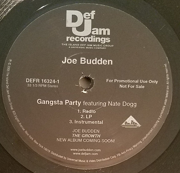 Joe Budden - Gangsta Party
