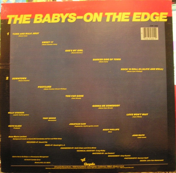 The Babys - On The Edge