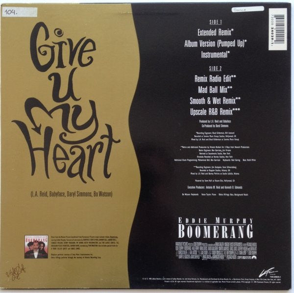 Babyface - Give U My Heart