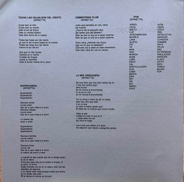 Pescado Rabioso - Artaud