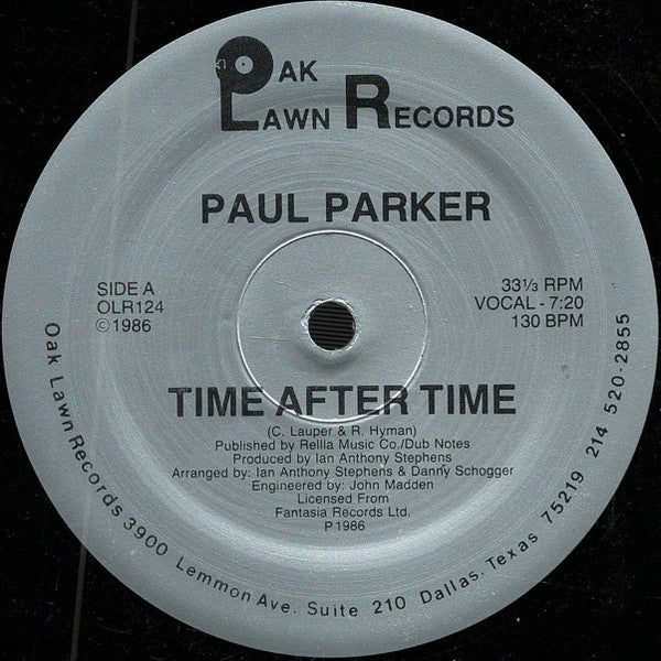 Paul Parker - Time After Time