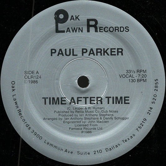 Paul Parker - Time After Time