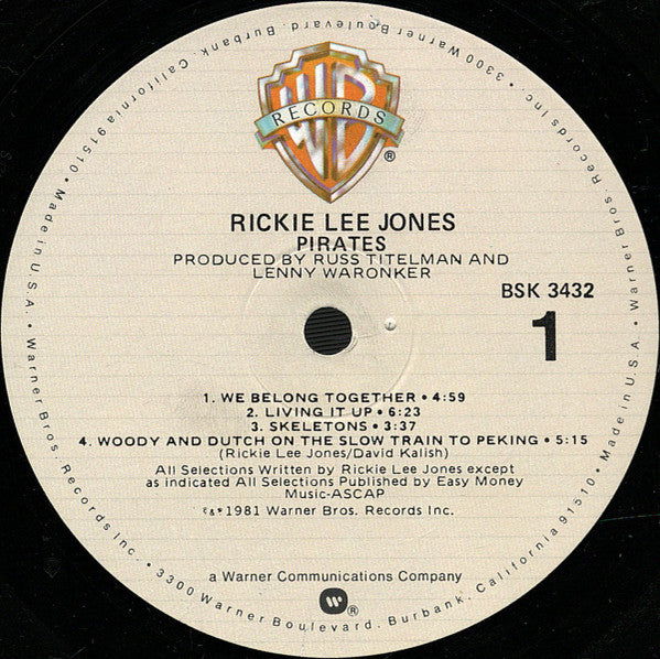 Rickie Lee Jones - Pirates