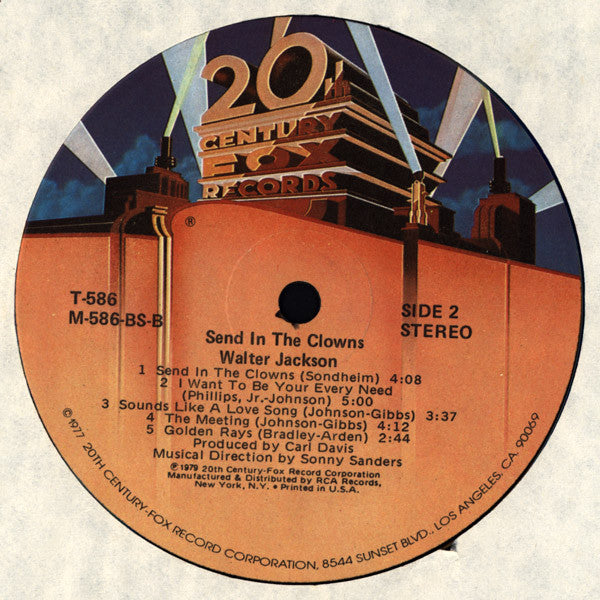 Walter Jackson - Send In The Clowns