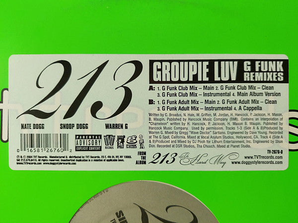 213 - Groupie Luv (G Funk Remixes)