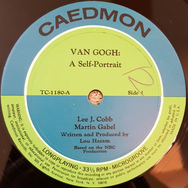Lee J. Cobb - Van Gogh: A Self-Portrait