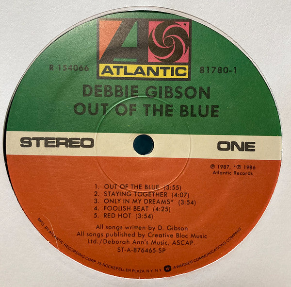 Debbie Gibson - Out Of The Blue