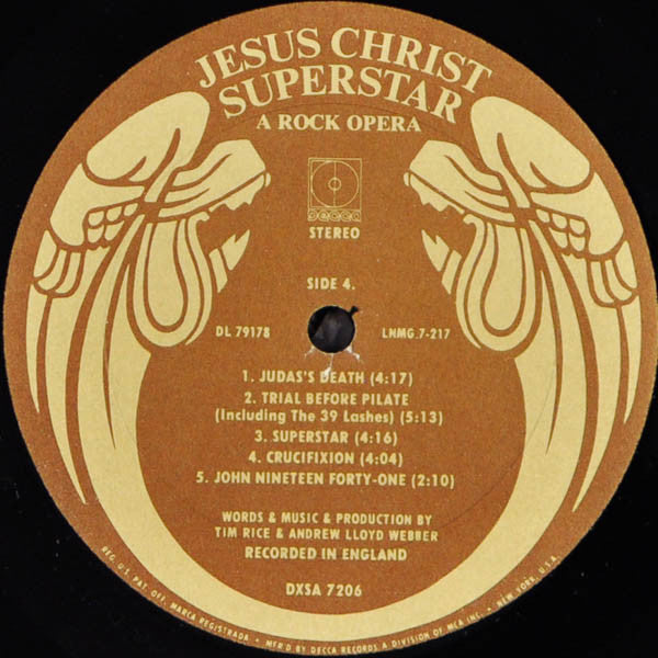 Andrew Lloyd Webber And Tim Rice - Jesus Christ Superstar - A Rock Opera
