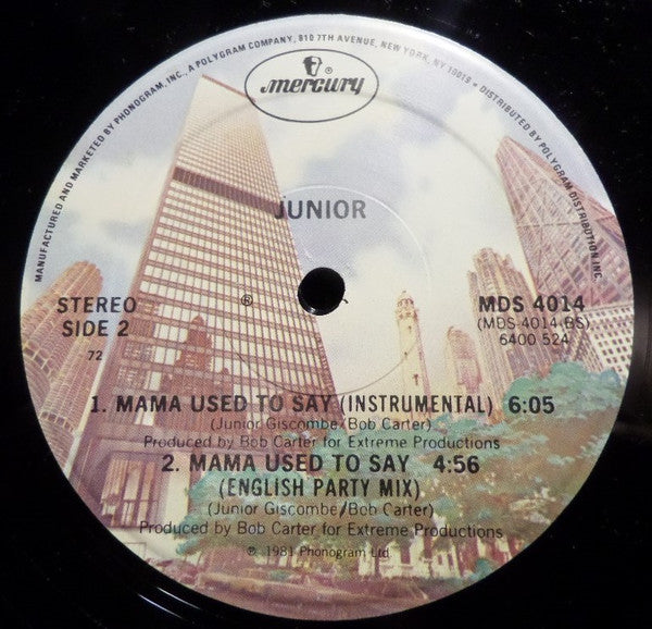 Junior (2) - Mama Used To Say
