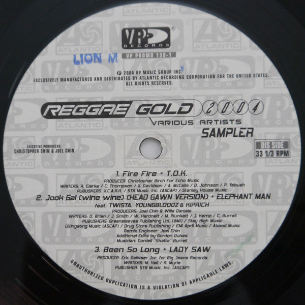 Various - Reggae Gold 2004 Sampler