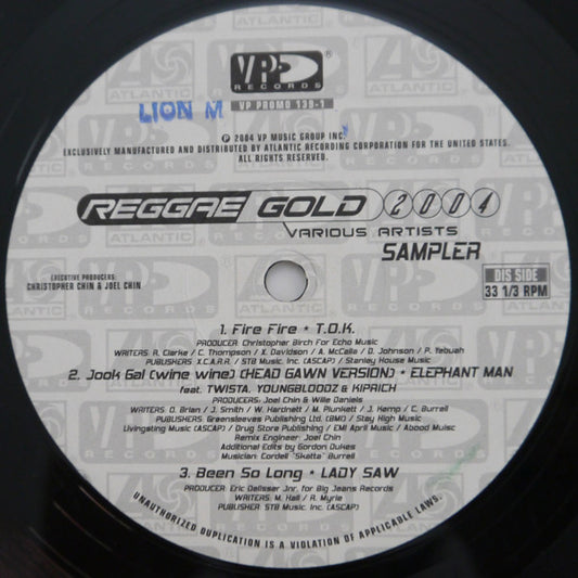 Various - Reggae Gold 2004 Sampler