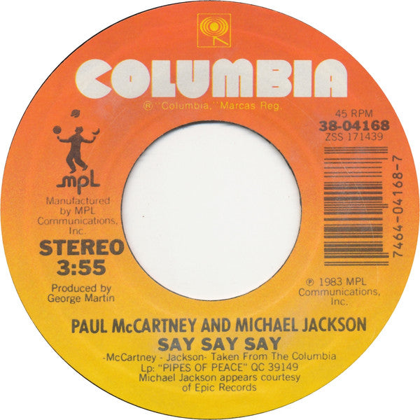Paul McCartney & Michael Jackson - Say Say Say