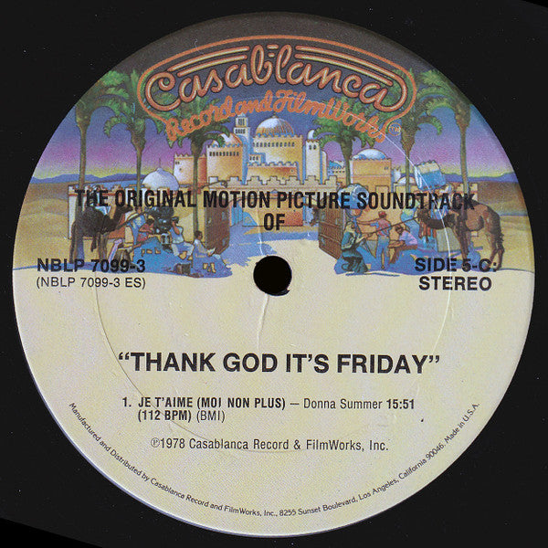 Various - Thank God It's Friday (The Original Motion Picture Soundtrack)