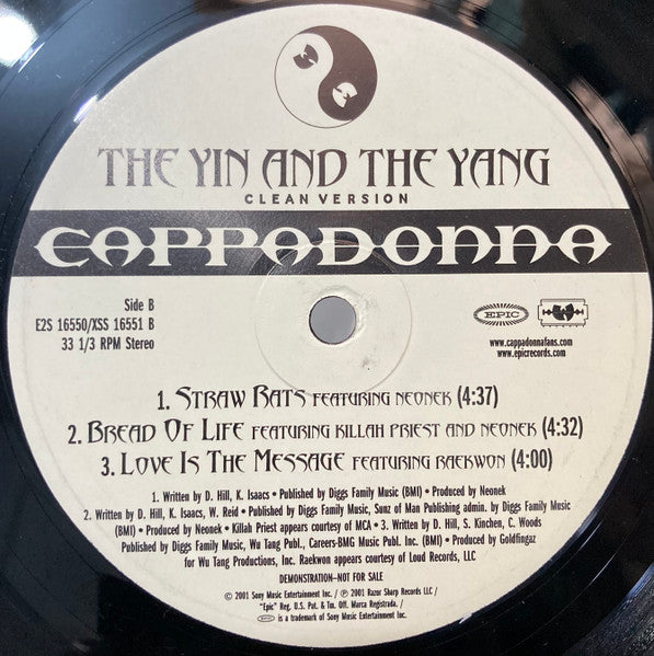 Cappadonna - The Yin And The Yang (Clean Version)