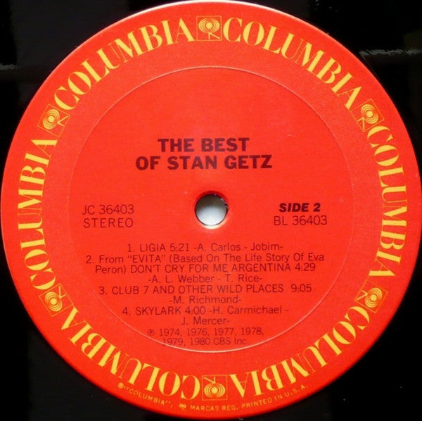 The Best Of Stan Getz