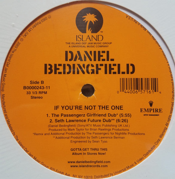 Daniel Bedingfield - If You're Not The One