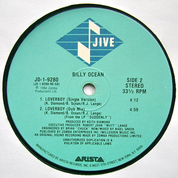 Billy Ocean - Loverboy