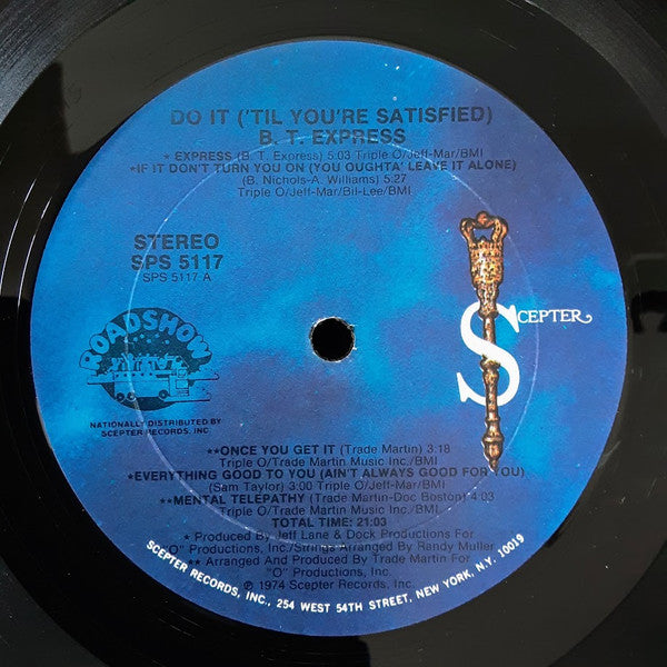 B.T. Express - Do It ('Til You're Satisfied)