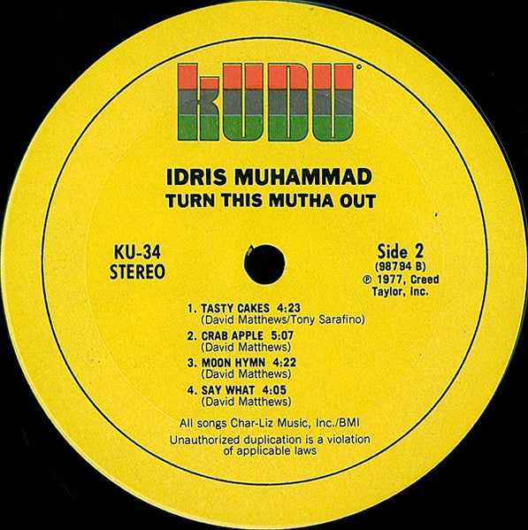 Idris Muhammad - Turn This Mutha Out