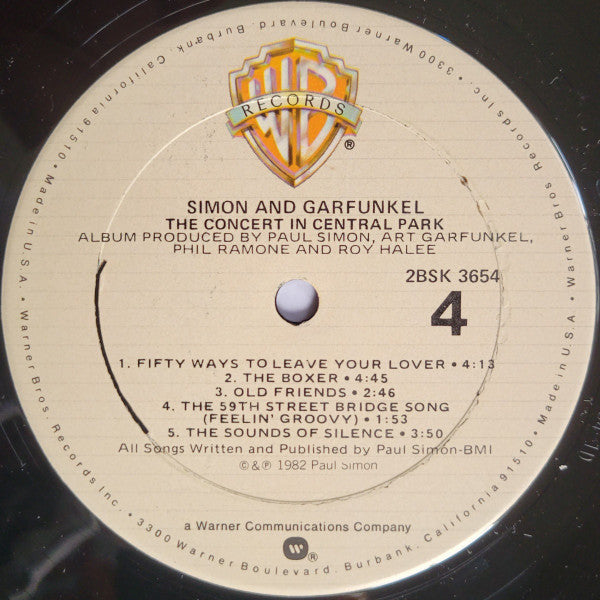 Simon & Garfunkel - The Concert In Central Park