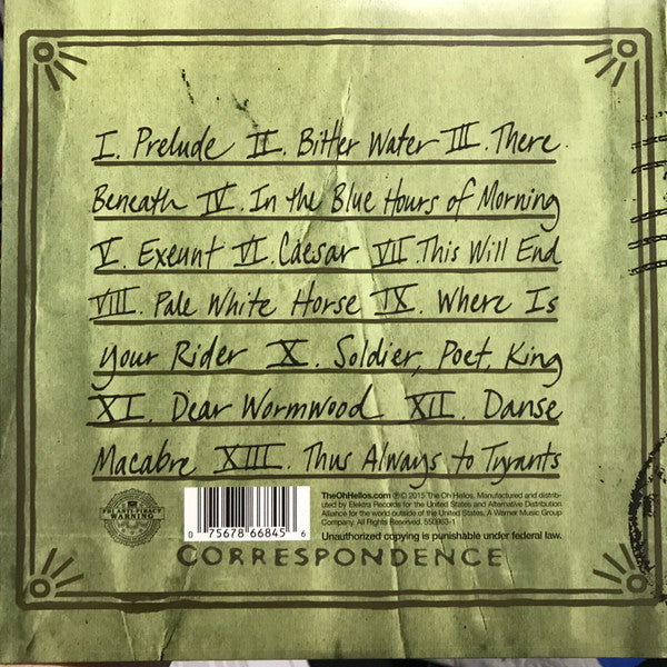 Oh Hellos, The - Dear Wormwood