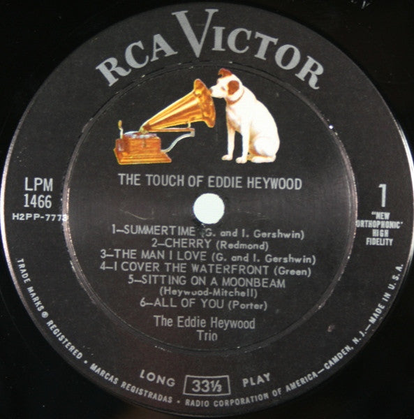 Eddie Heywood Trio - The Touch Of Eddie Heywood