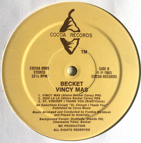 Alston "Beckett" Cyrus - Vincy Mas