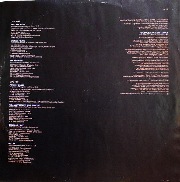 Lee Ritenour - Feel The Night