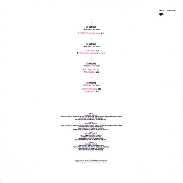 Sweetback - Au Natural
